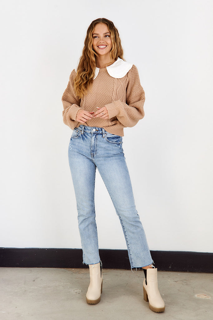 SALE - Bardi Pilgrim Collar Sweater - fab'rik