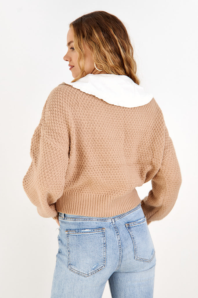 SALE - Bardi Pilgrim Collar Sweater - fab'rik