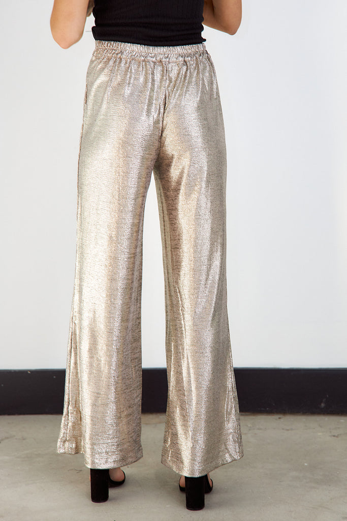 SALE - Garlyn Metallic Pants - fab'rik