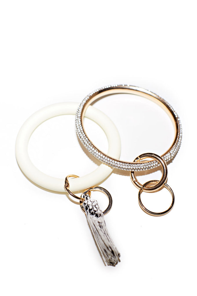 Banner Rhinestone Key Chain - fab'rik