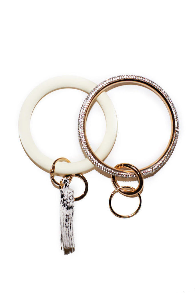 Banner Rhinestone Key Chain - fab'rik