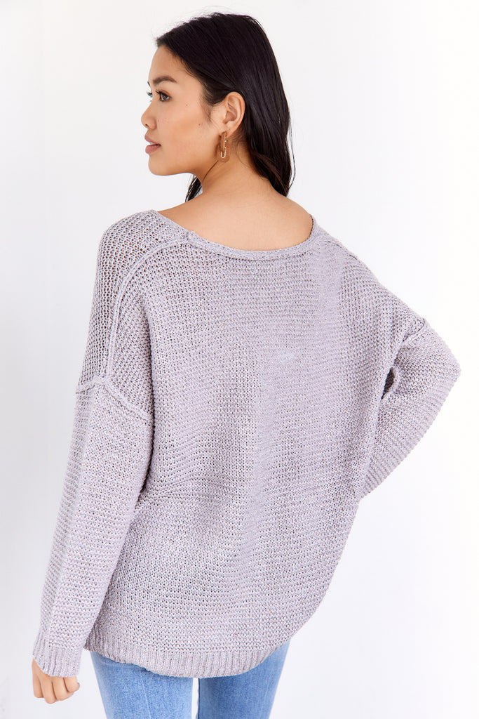 Lola V Neck Sweater - fab'rik