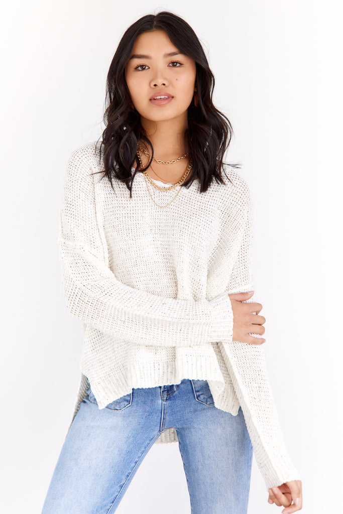 Lola V Neck Sweater - fab'rik