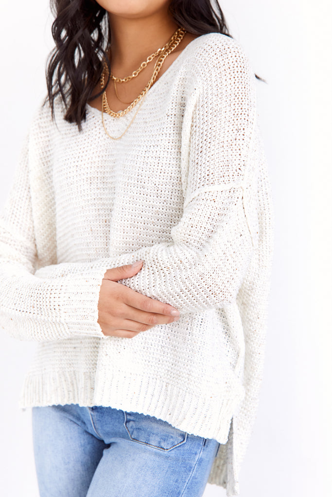 Lola V Neck Sweater - fab'rik