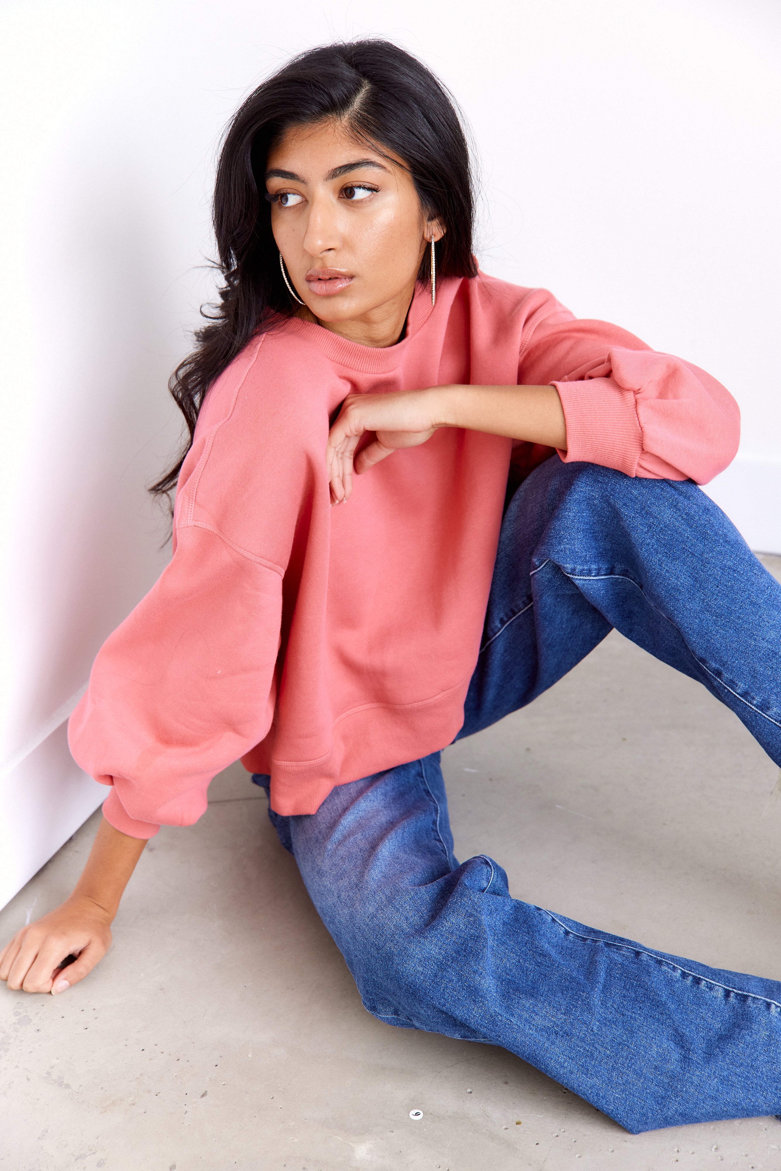 Monica Balloon Sleeve Sweatshirt - fab'rik