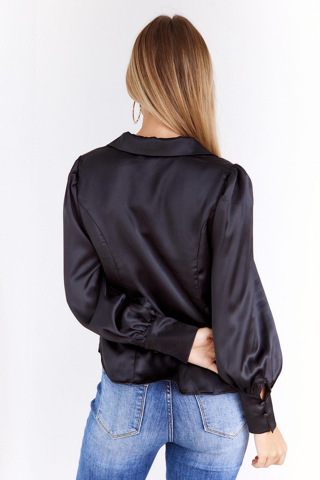 Sloane Jeweled Button Blouse - fab'rik