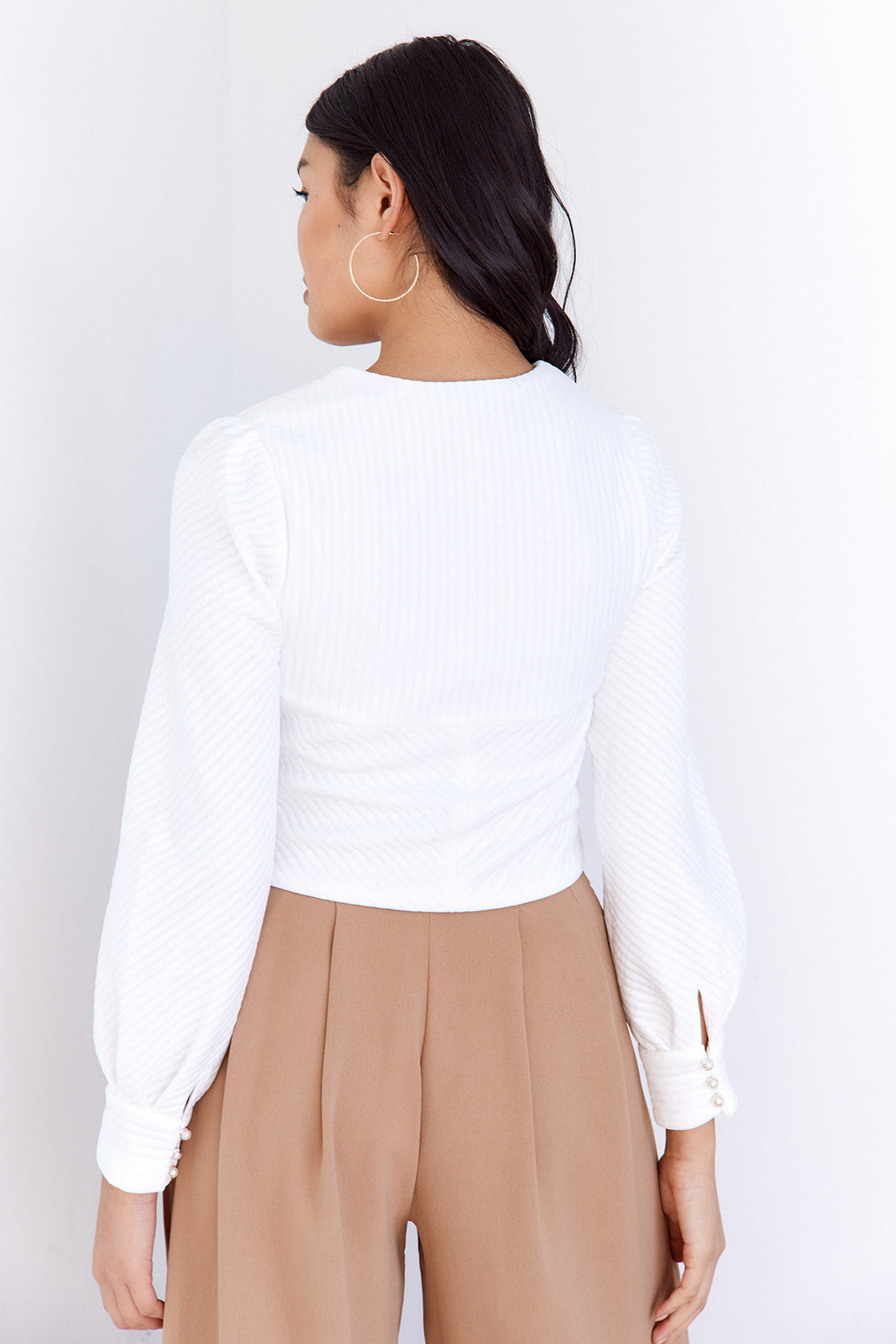 Eve Stripe Detail Top - fab'rik