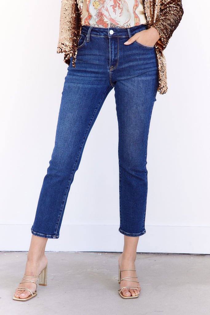 Laney Straight High Waisted Jeans - fab'rik