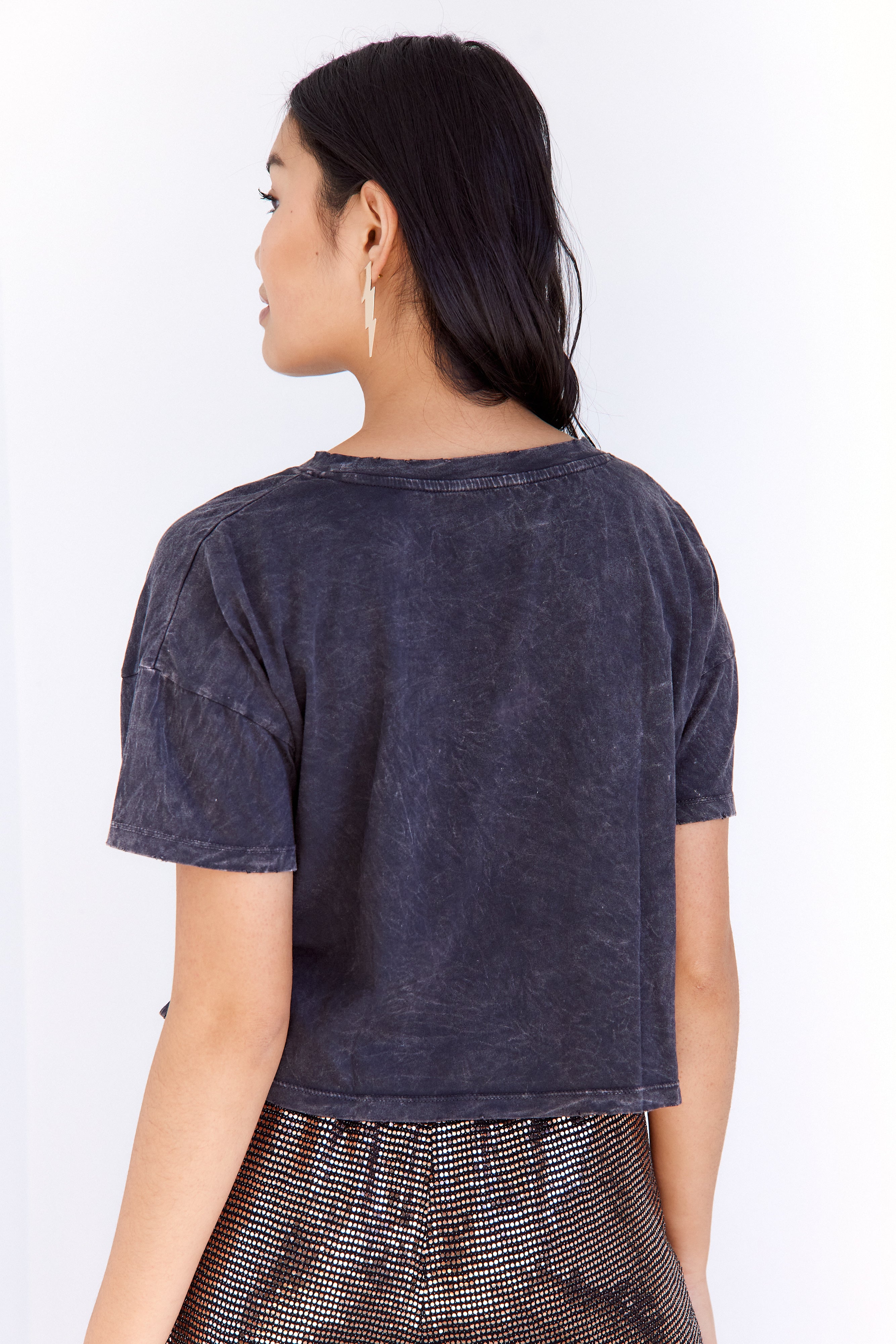 Speak Only With Love Cropped Tee - fab'rik