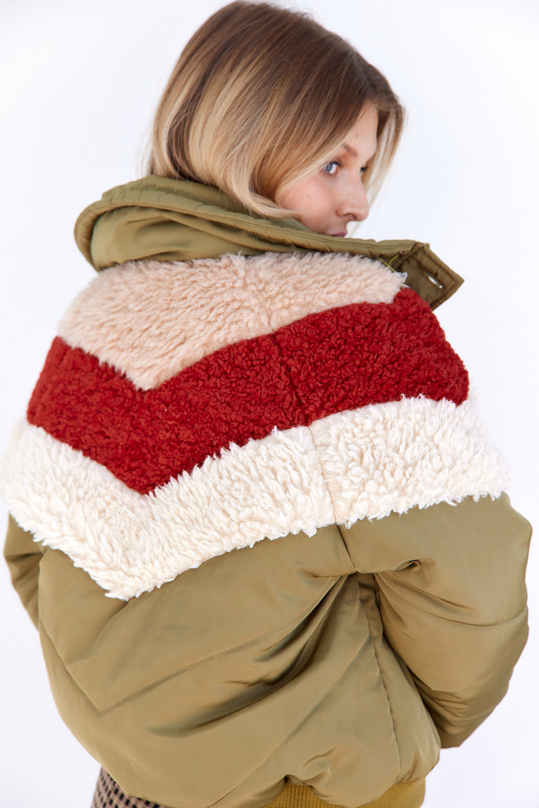 Keely Aviator Puffer Jacket - fab'rik