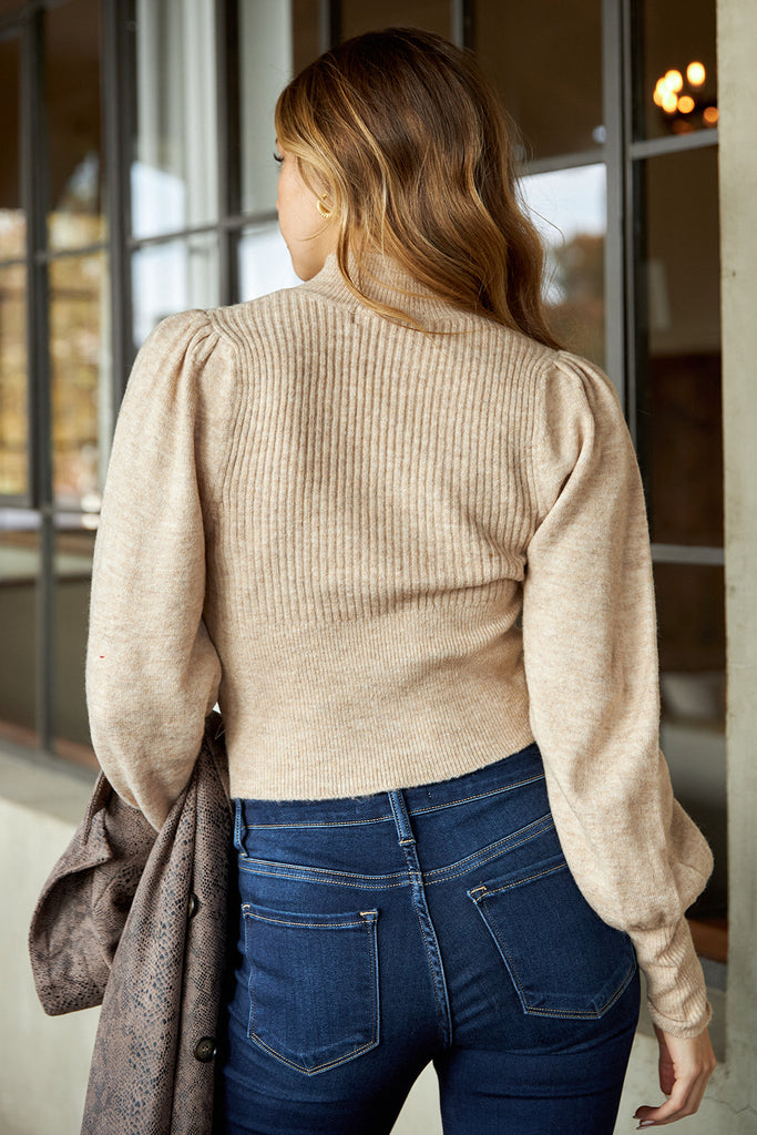 SALE - Marine Key Hole Sweater - fab'rik