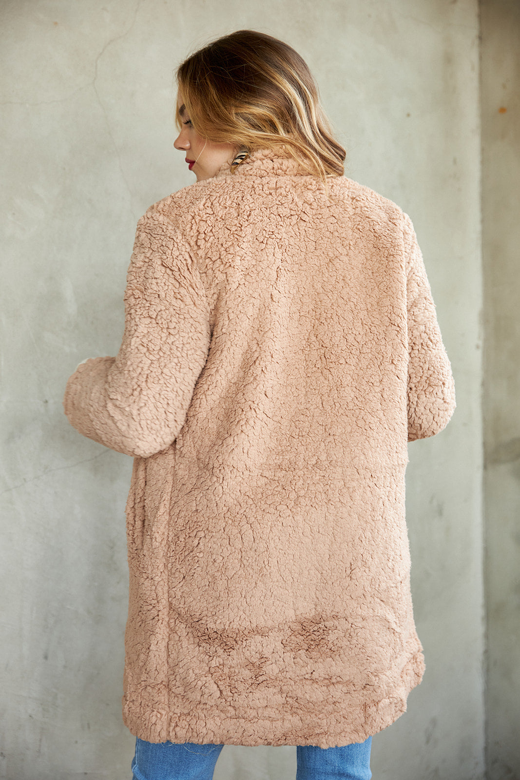 SALE - Kelzie Teddy Coat - fab'rik