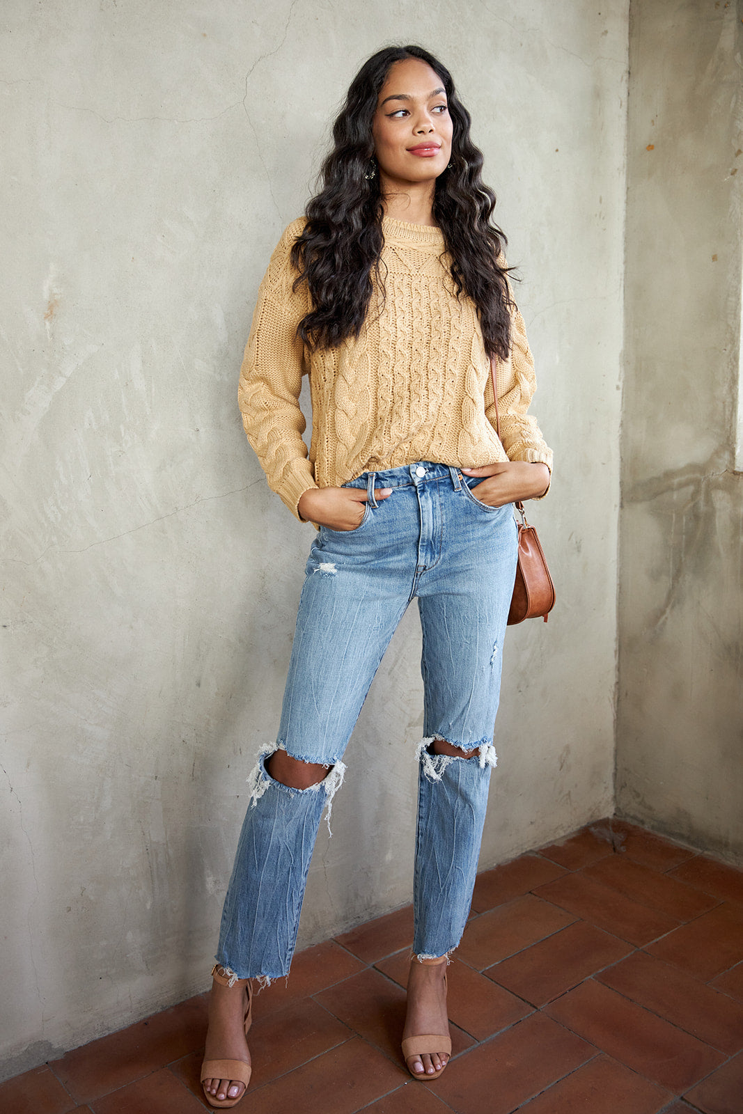 SALE - Austra Cableknit Sweater - fab'rik