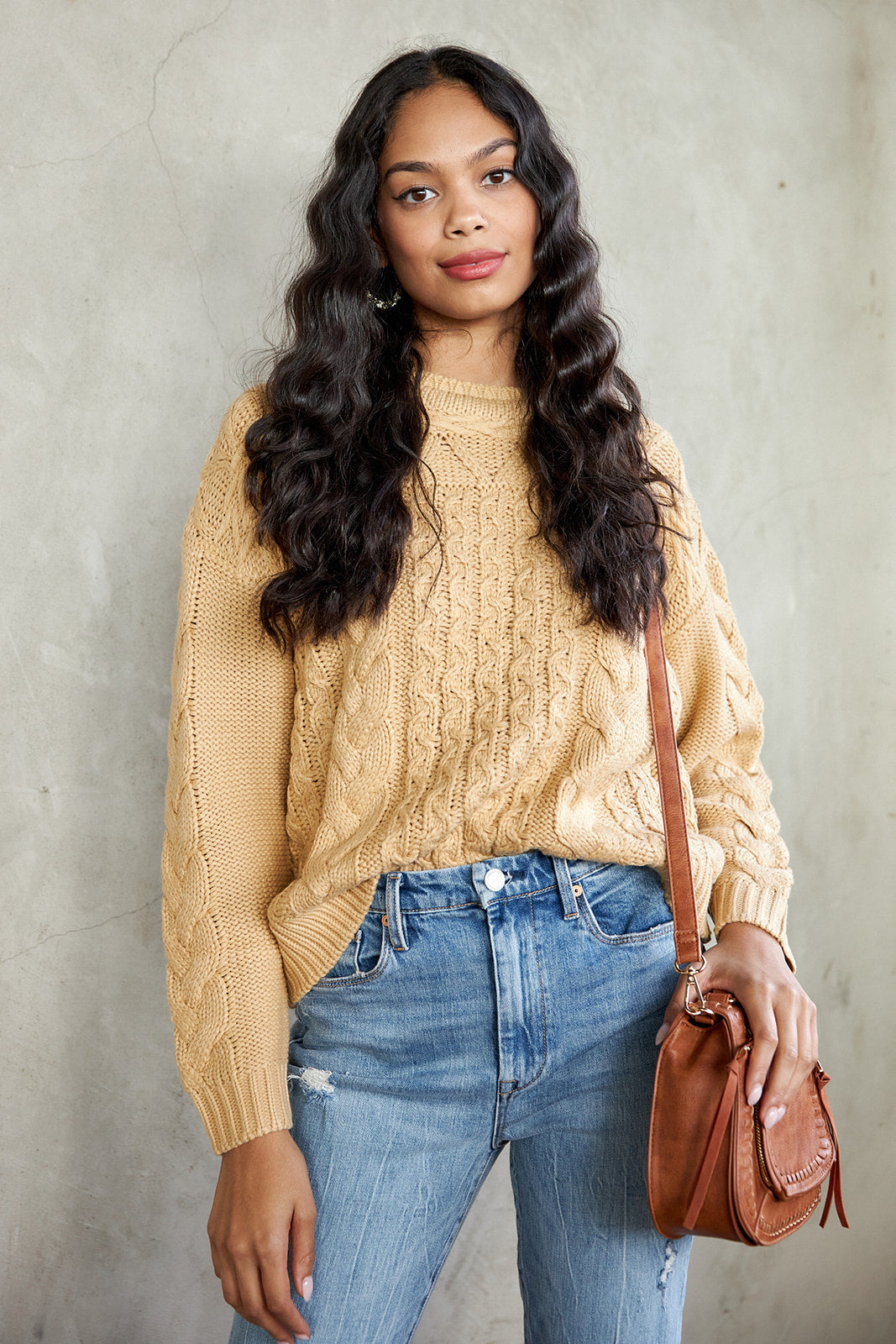 SALE - Austra Cableknit Sweater - fab'rik