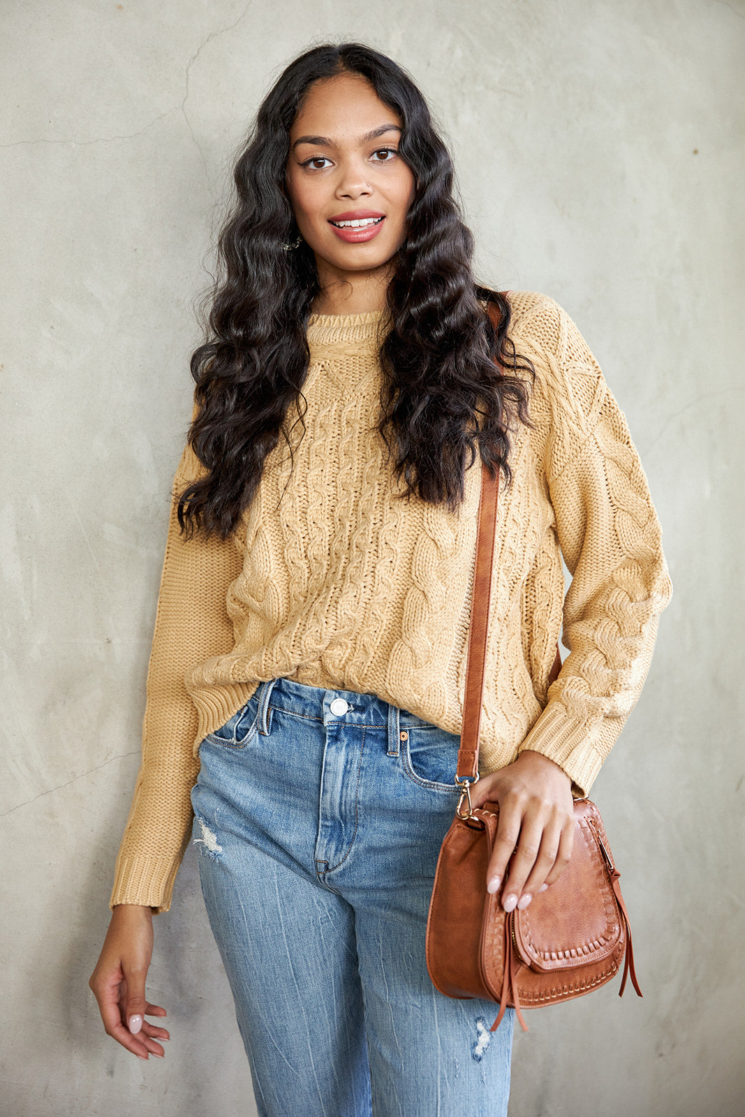 SALE - Austra Cableknit Sweater - fab'rik