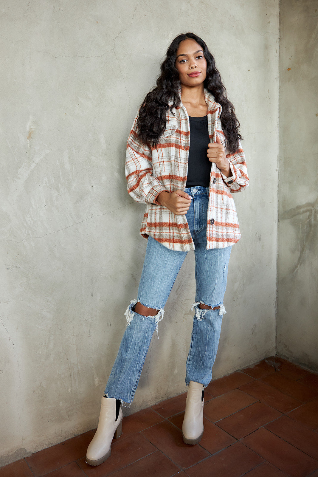 SALE - Hinton Plaid Jacket - fab'rik