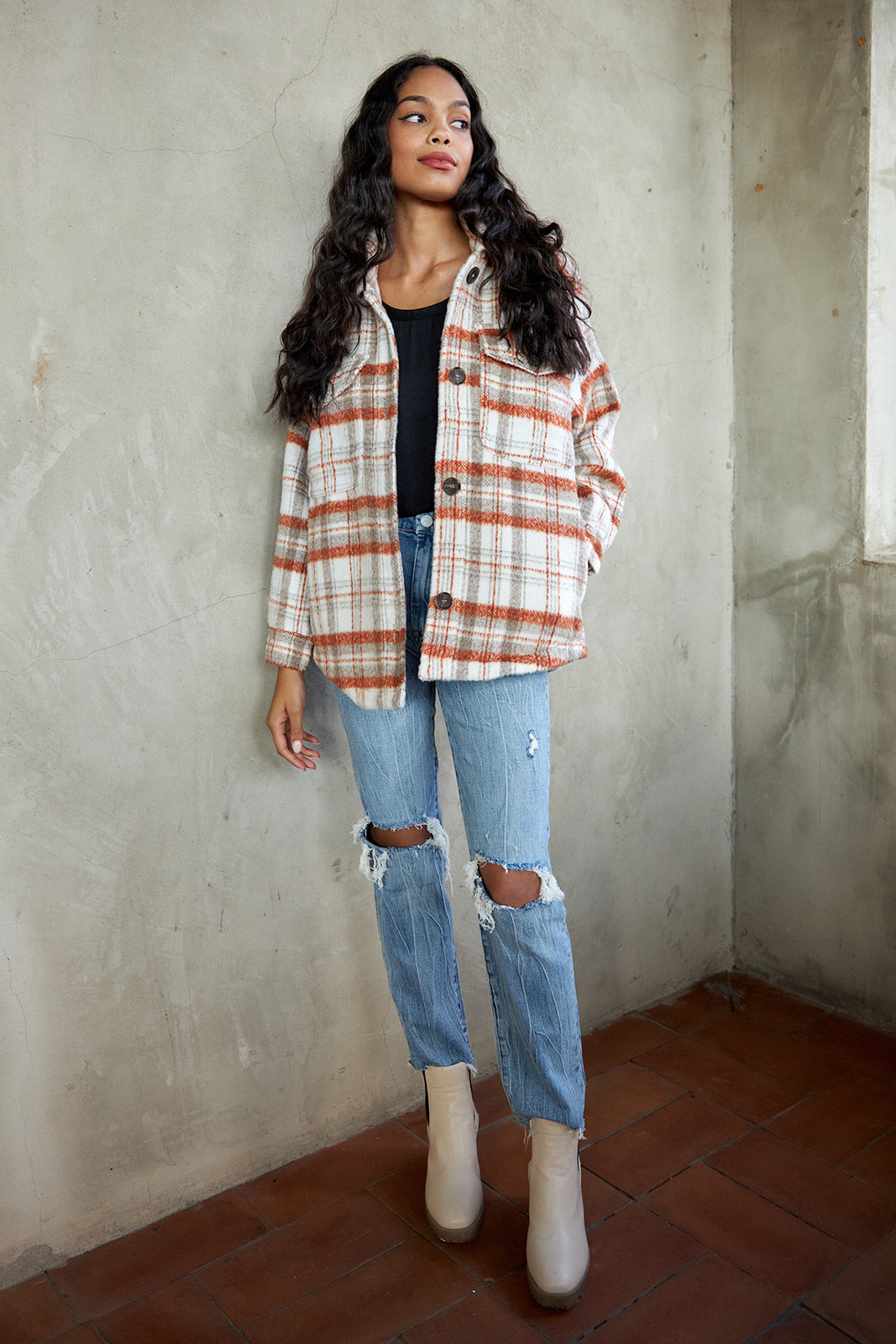 SALE - Hinton Plaid Jacket - fab'rik