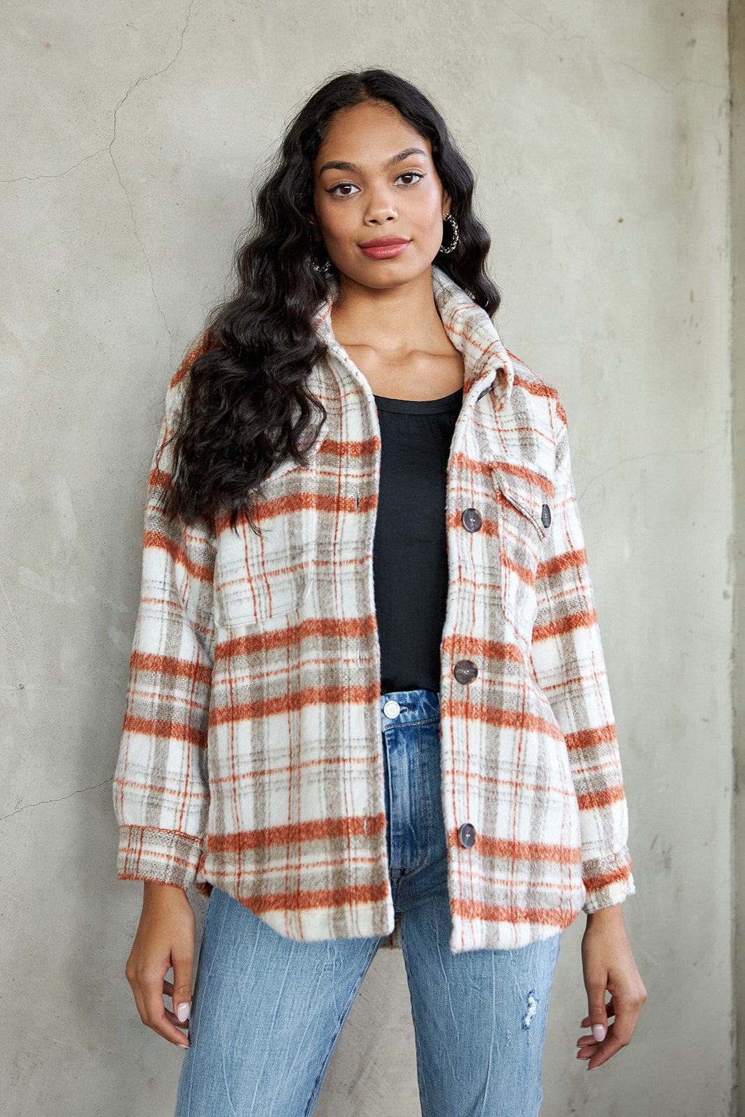 SALE - Hinton Plaid Jacket - fab'rik