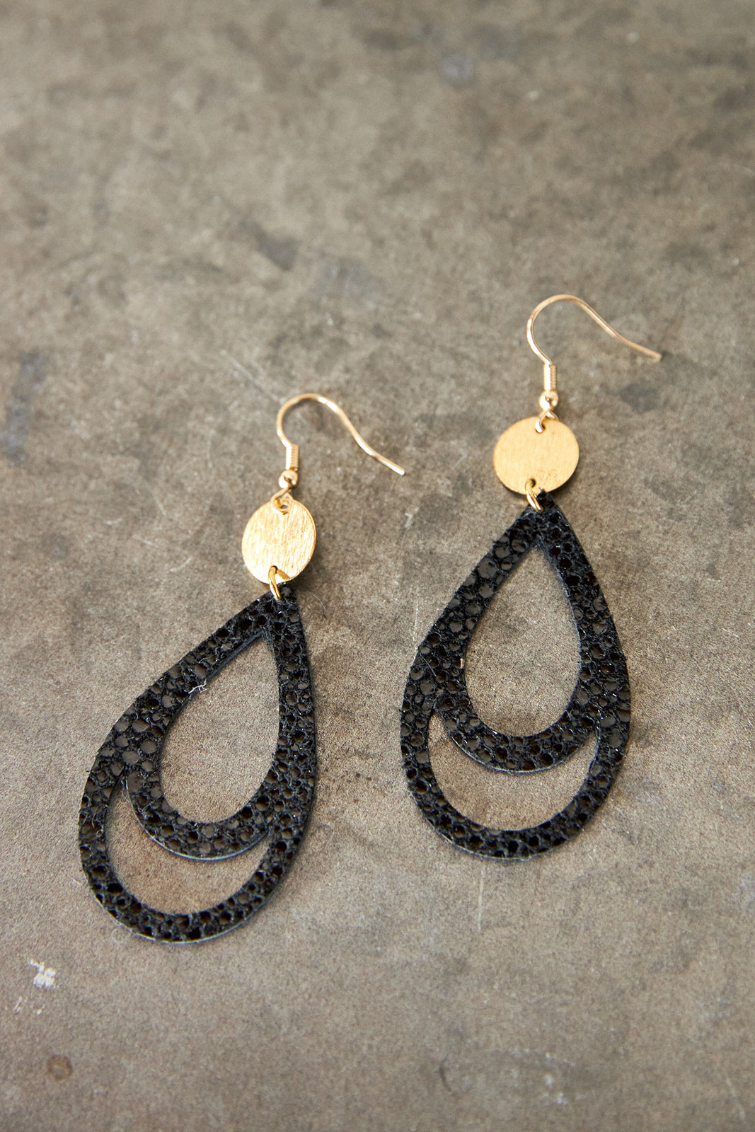 Fabulina x fab'rik Laura Lane Leather Earrings - fab'rik
