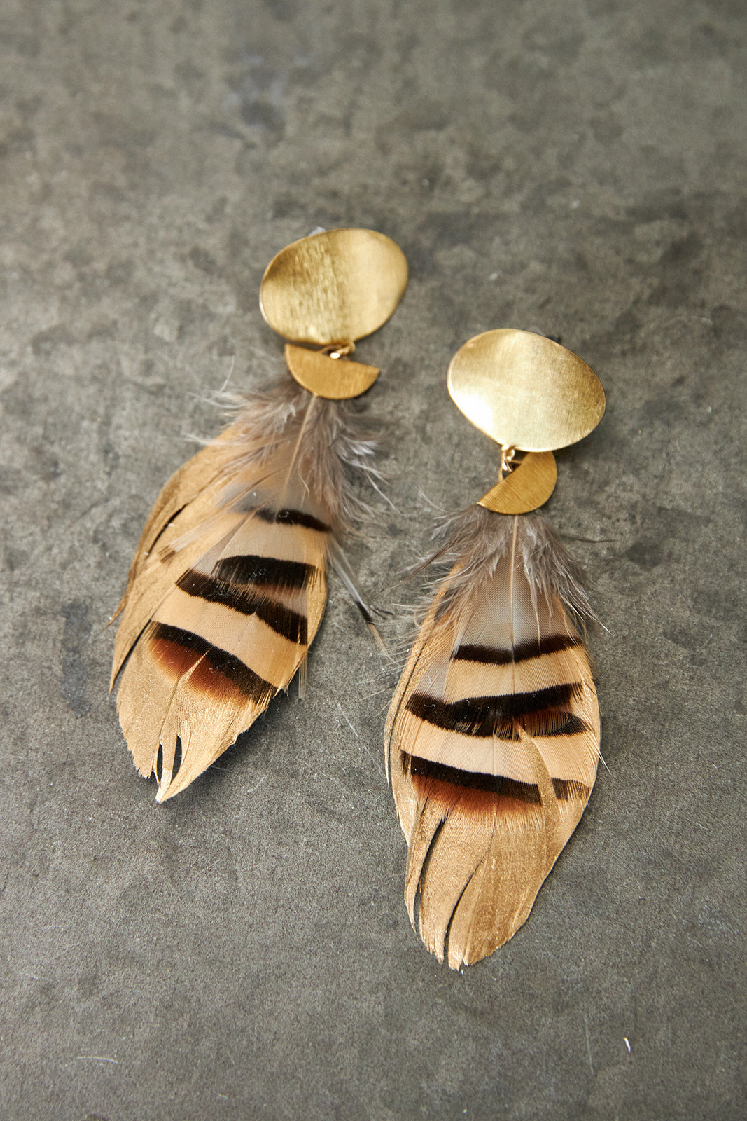Fabulina x fab'rik Ivy Feather Earrings - fab'rik