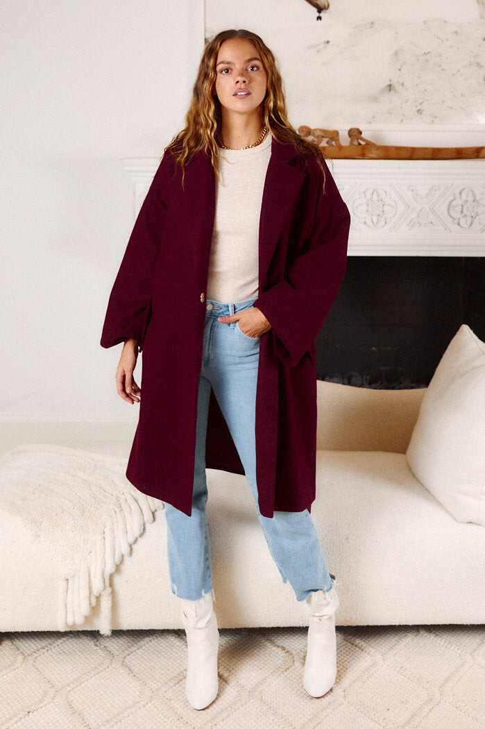 SALE - Vienna Belted Coat - fab'rik