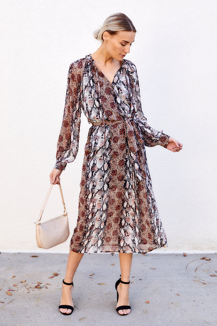 Monza Snake Print Maxi - fab'rik