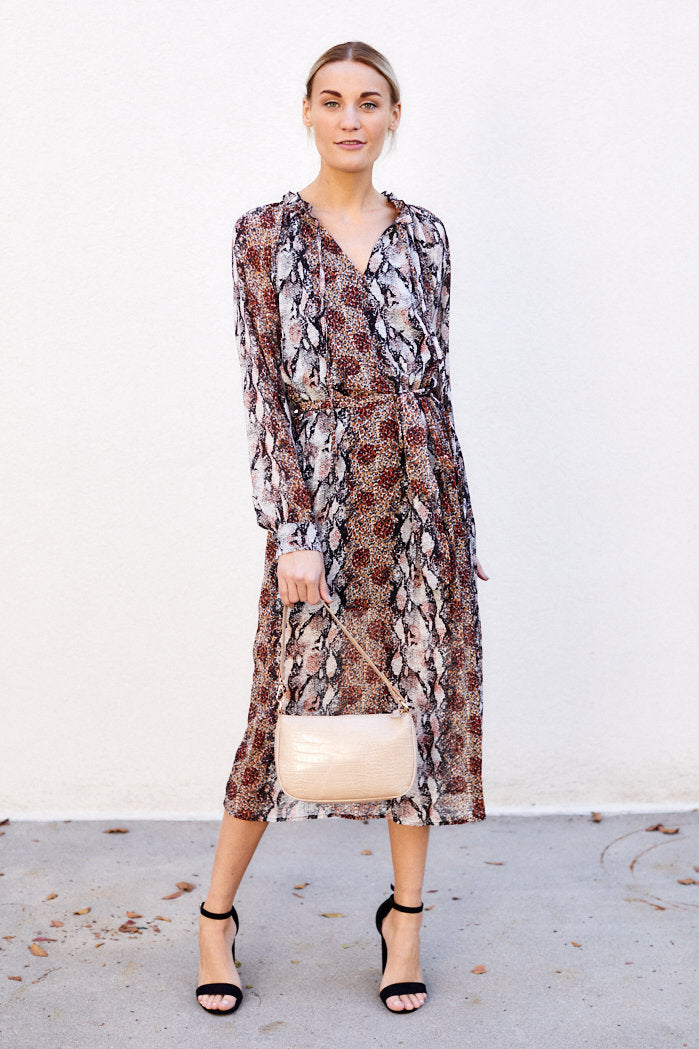 Monza Snake Print Maxi - fab'rik