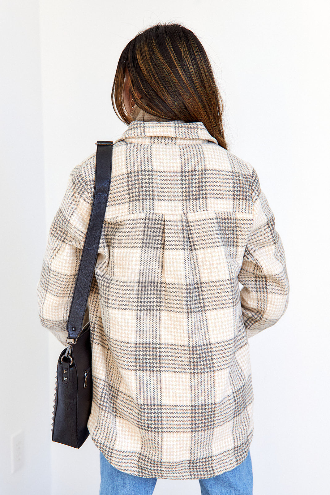 Malena Oversized Plaid Shirt - fab'rik