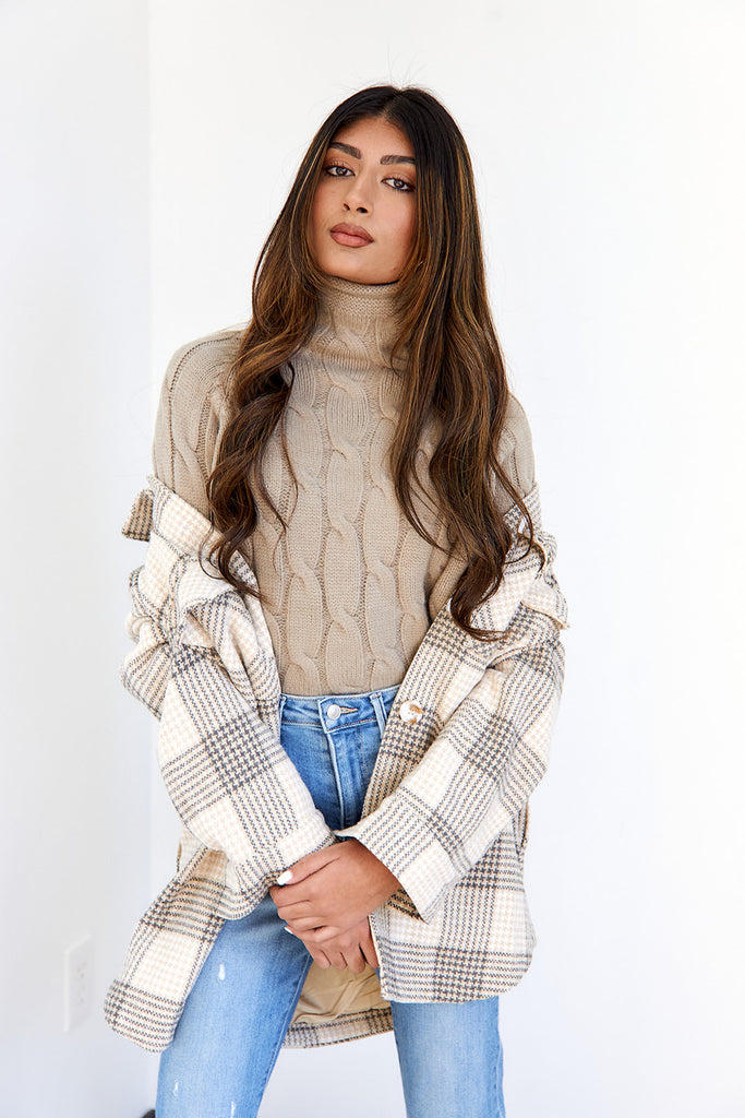 SALE - Rossie Cableknit Sweater - fab'rik