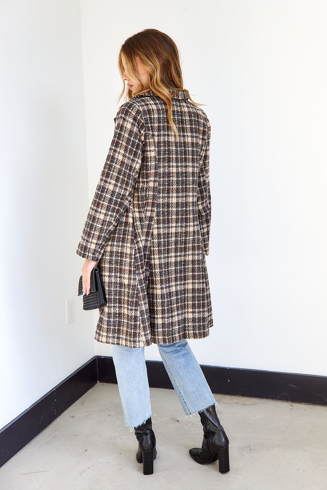 SALE - Connie Plaid Coat - fab'rik