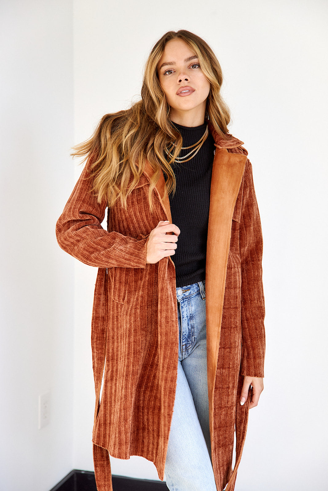 SALE - Leesway Corduroy Coat - fab'rik