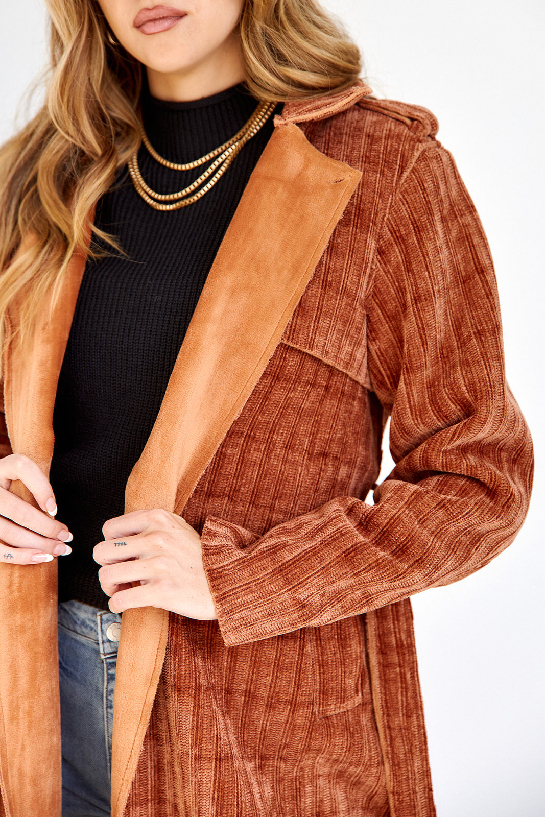 SALE - Leesway Corduroy Coat - fab'rik