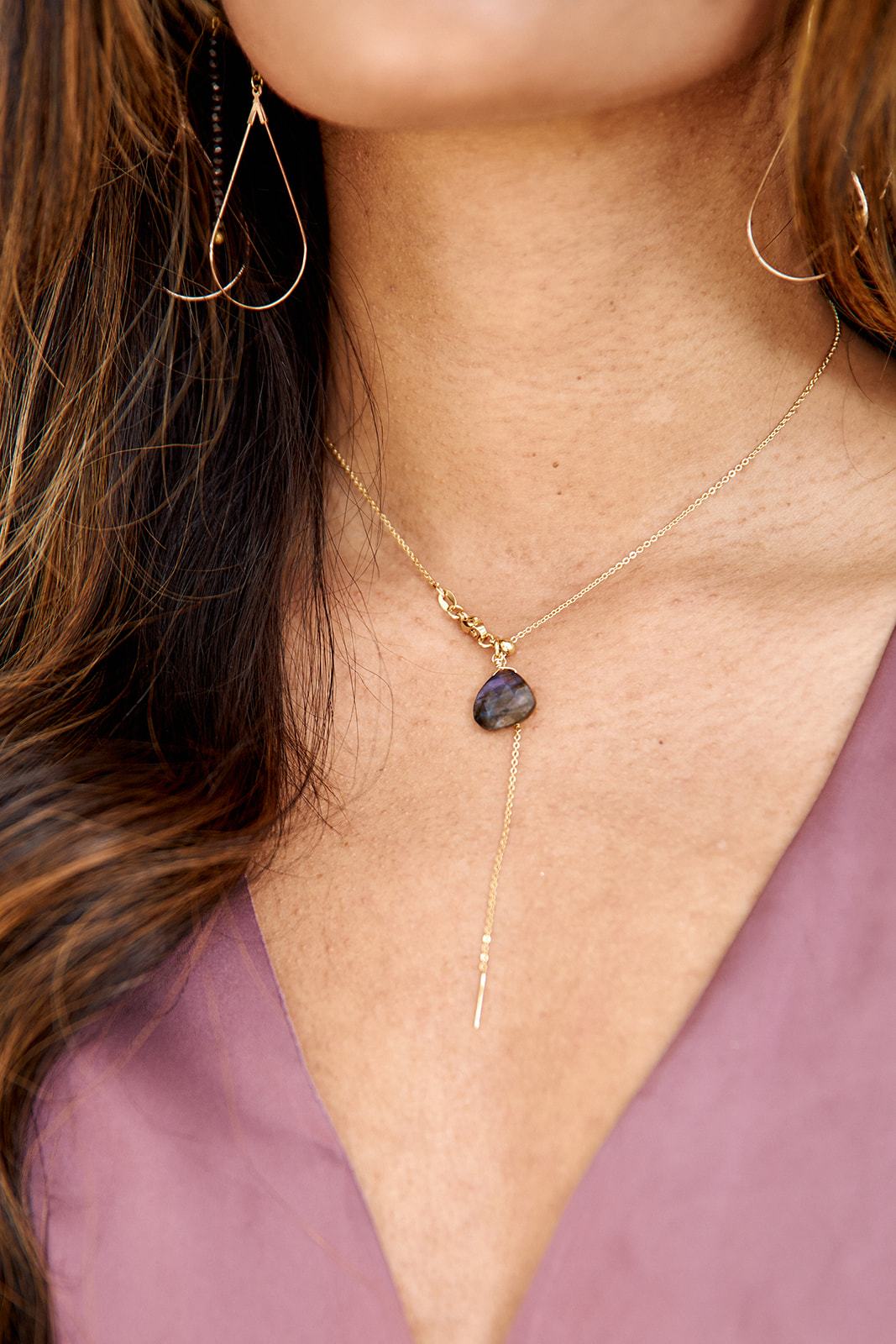 Fabulina x fab'rik Christine Tear Drop Necklace - fab'rik