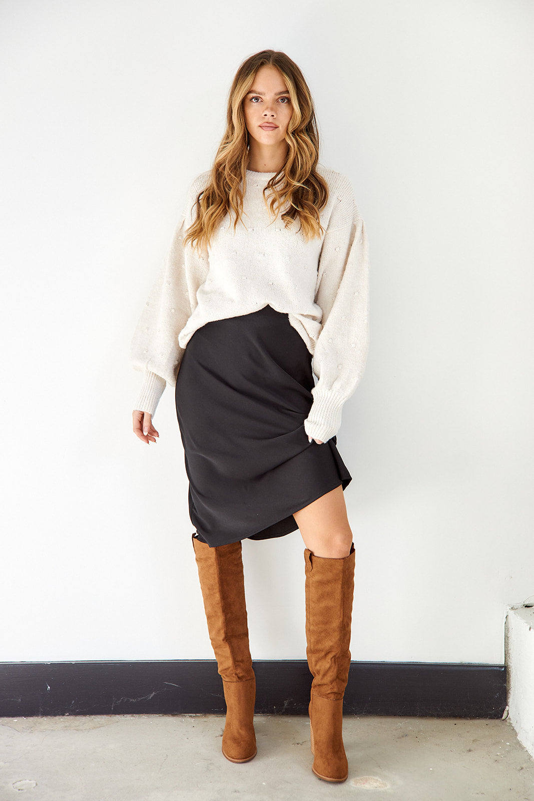 SALE - Aston Midi Skirt - fab'rik