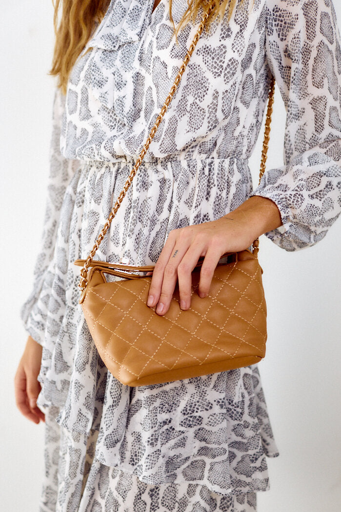 SALE - Chandler Quilted Bucket Bag - fab'rik