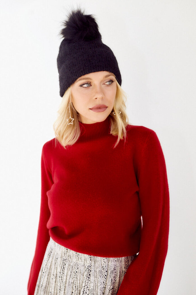 SALE - Claudie Puff Sleeve Sweater - fab'rik