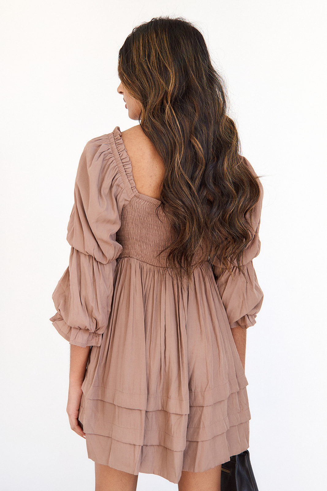 SALE - Pheonix Puff Sleeve Babydoll Dress - fab'rik