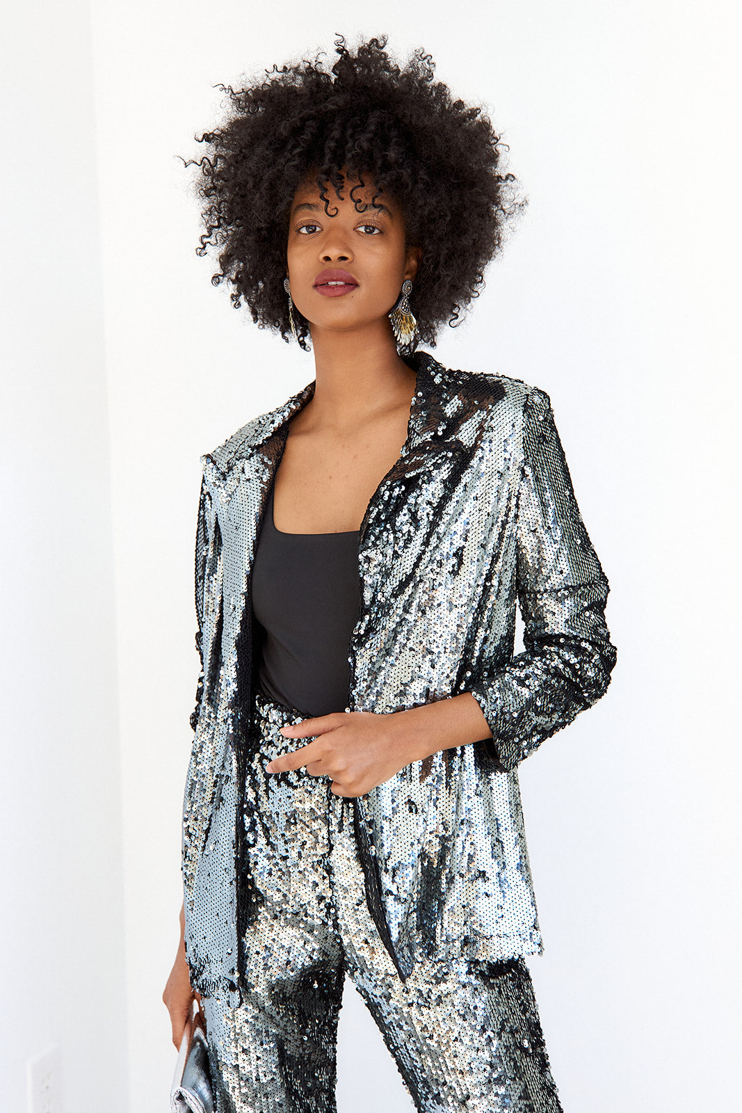 SALE - Jozlyn Sequin Blazer - fab'rik