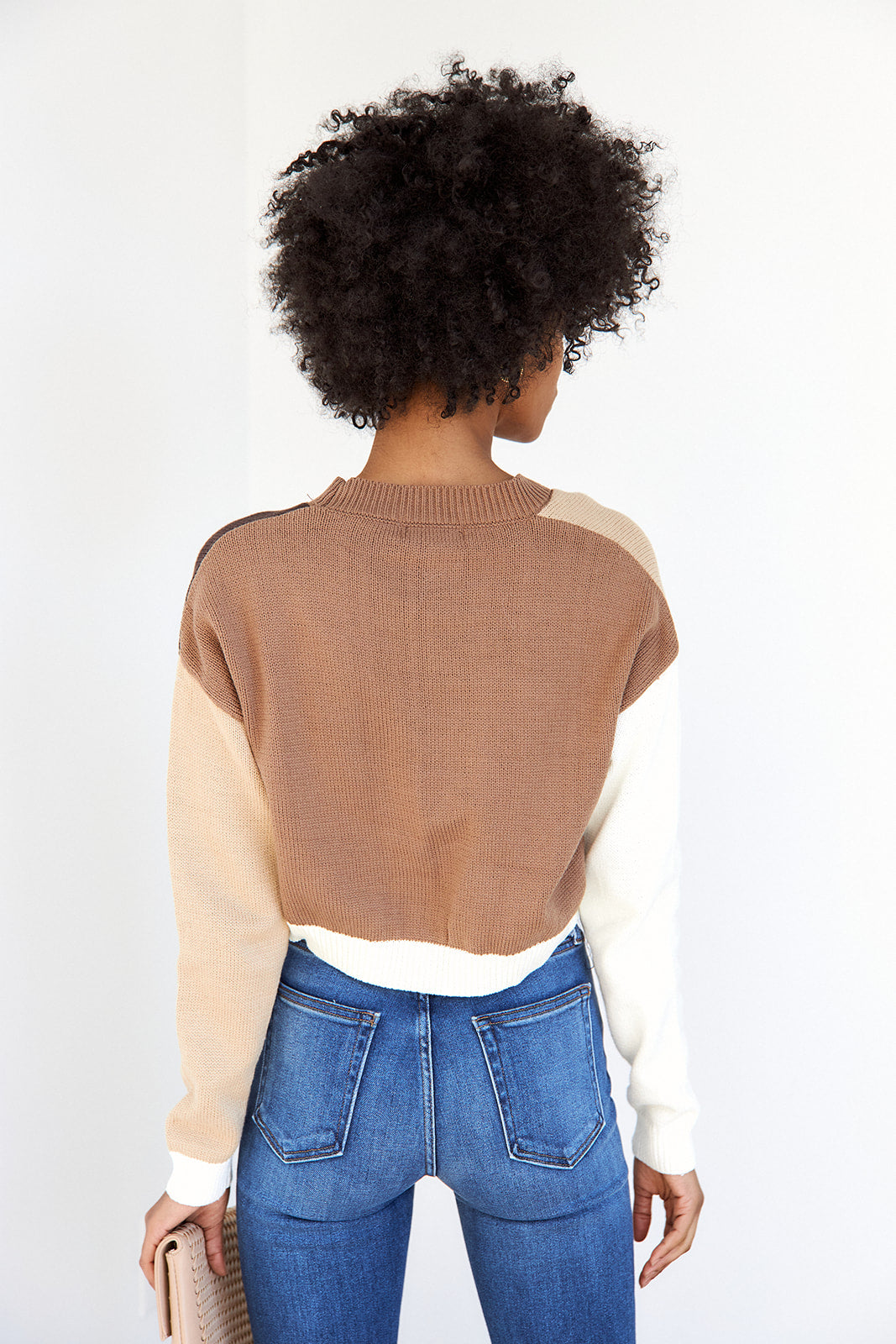 SALE - Santina Color Block Cardigan - fab'rik