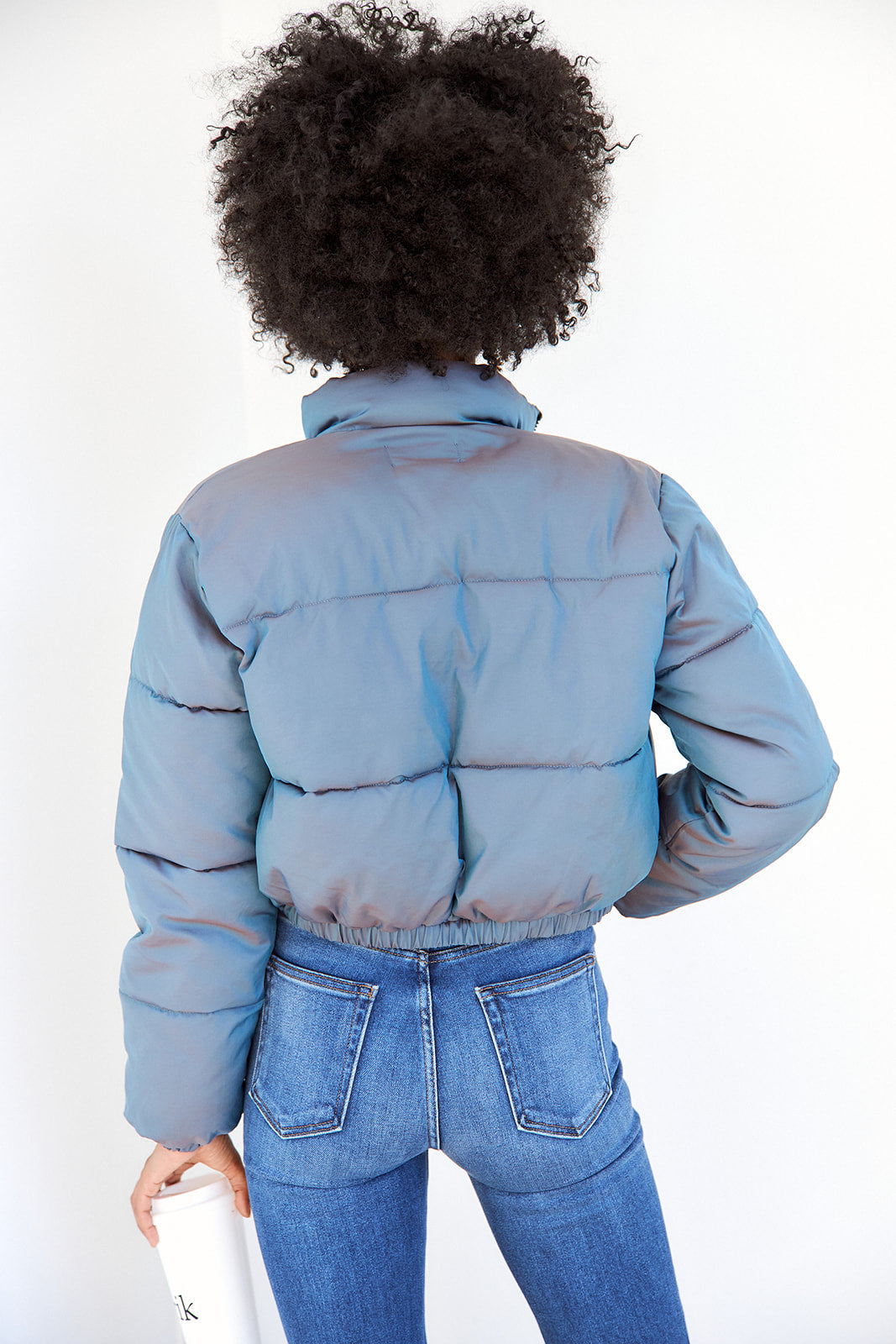 SALE - Galaxy Cropped Puffer Jacket - fab'rik
