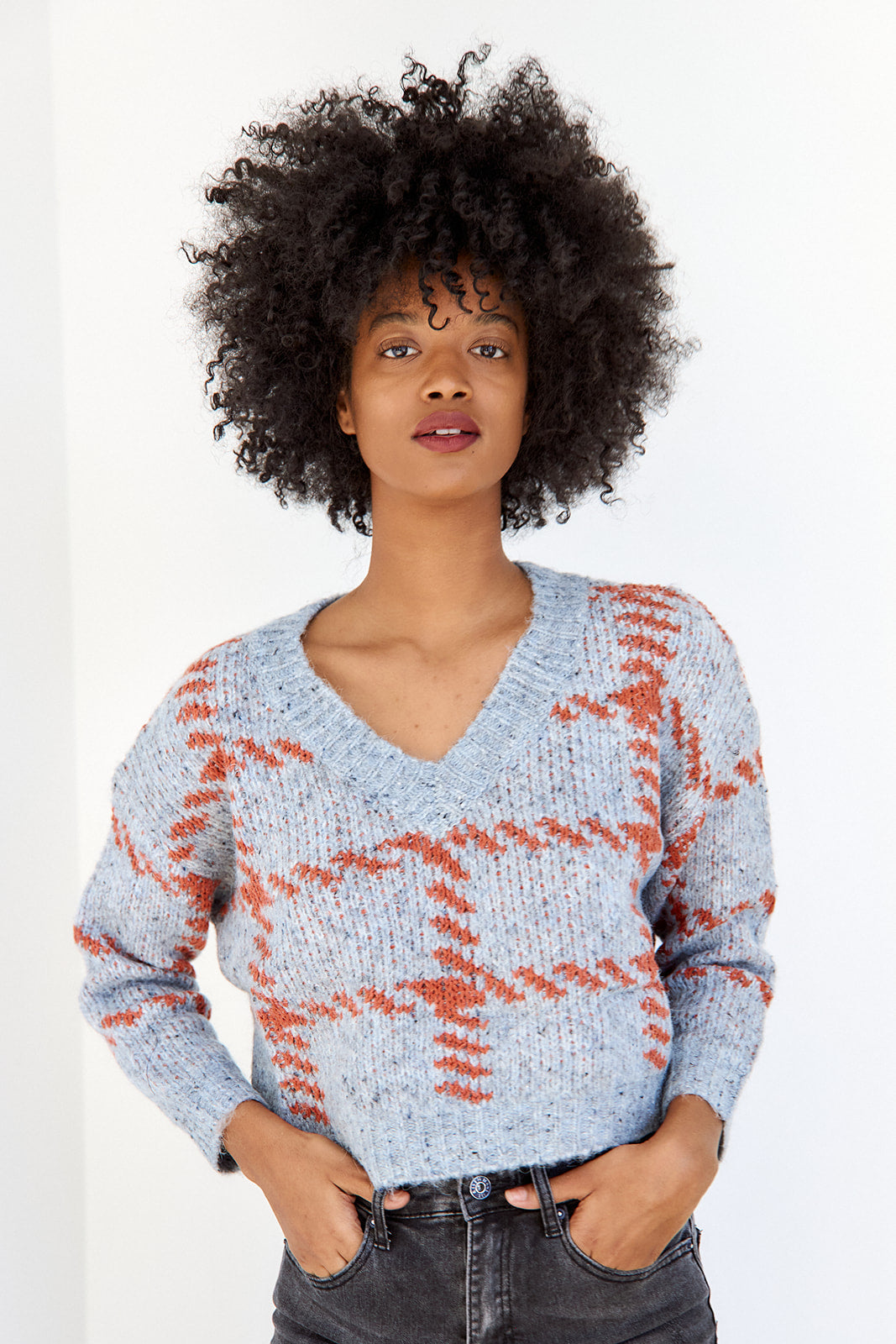 SALE - Crawford Stitch Pattern Sweater - fab'rik