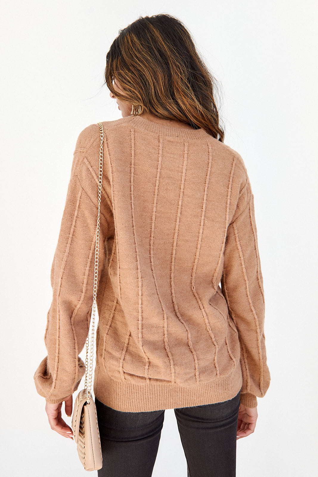 SALE - Nailah Textured Sweater - fab'rik