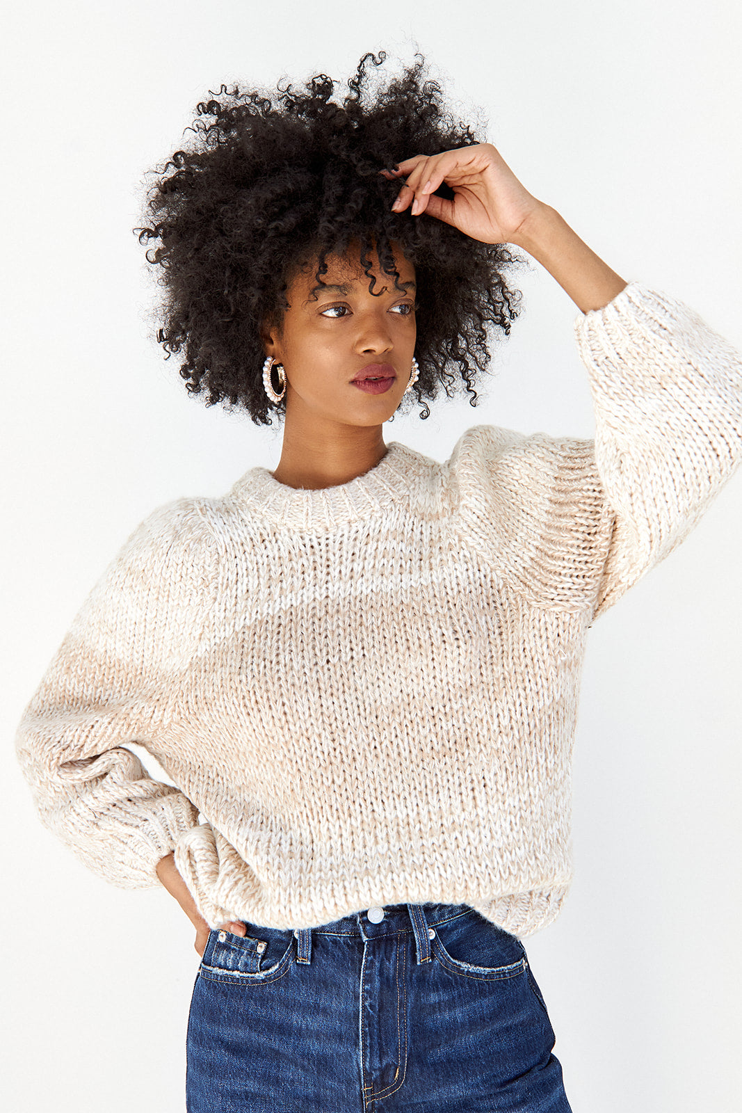 SALE - Lou Balloon Sleeve Sweater - fab'rik