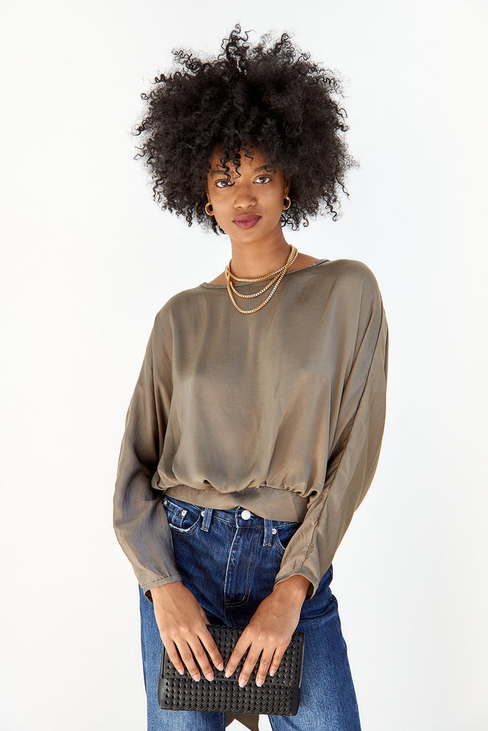 SALE - Beckie Tie Back Blouse - fab'rik