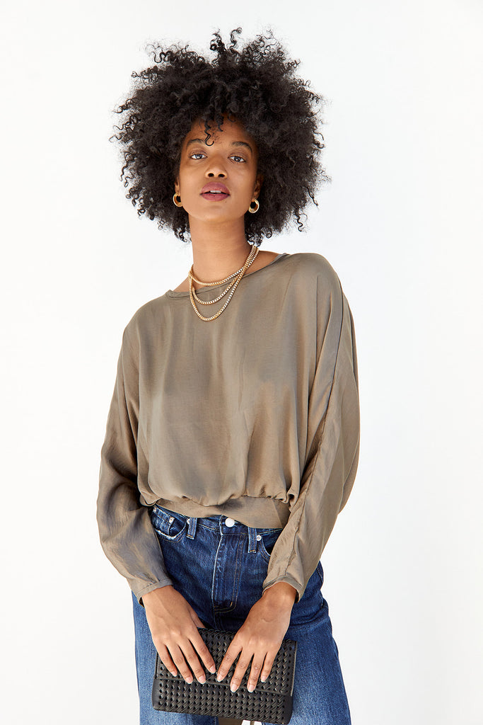 SALE - Beckie Tie Back Blouse - fab'rik