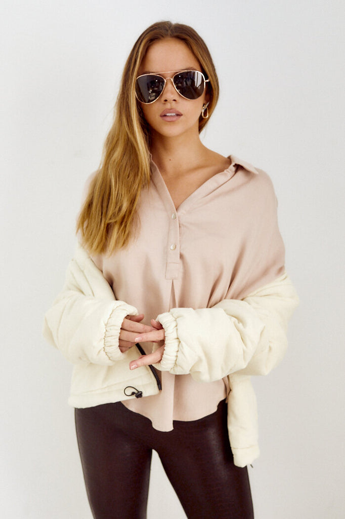 SALE - Nora High Low Blouse - fab'rik