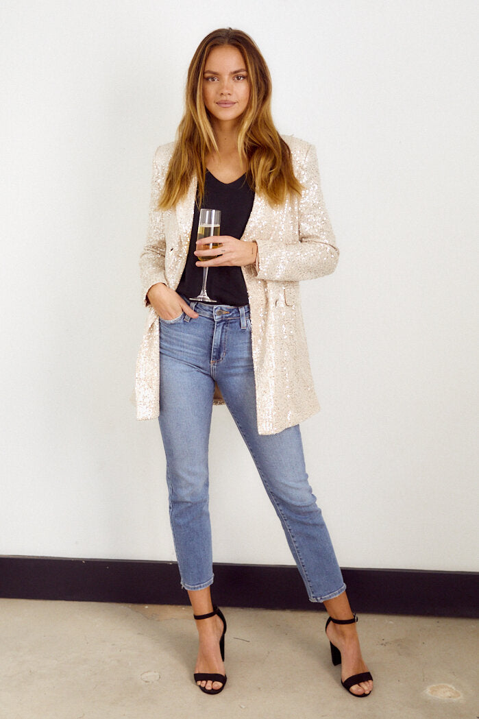 SALE - Jezebel Sequin Blazer - fab'rik