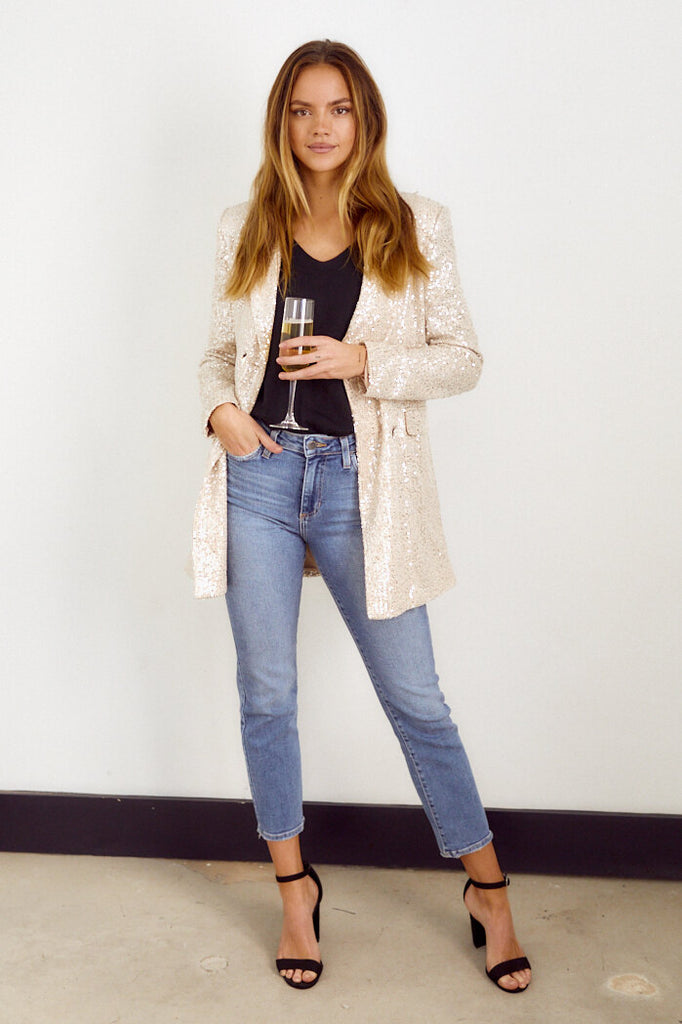 SALE - Jezebel Sequin Blazer - fab'rik