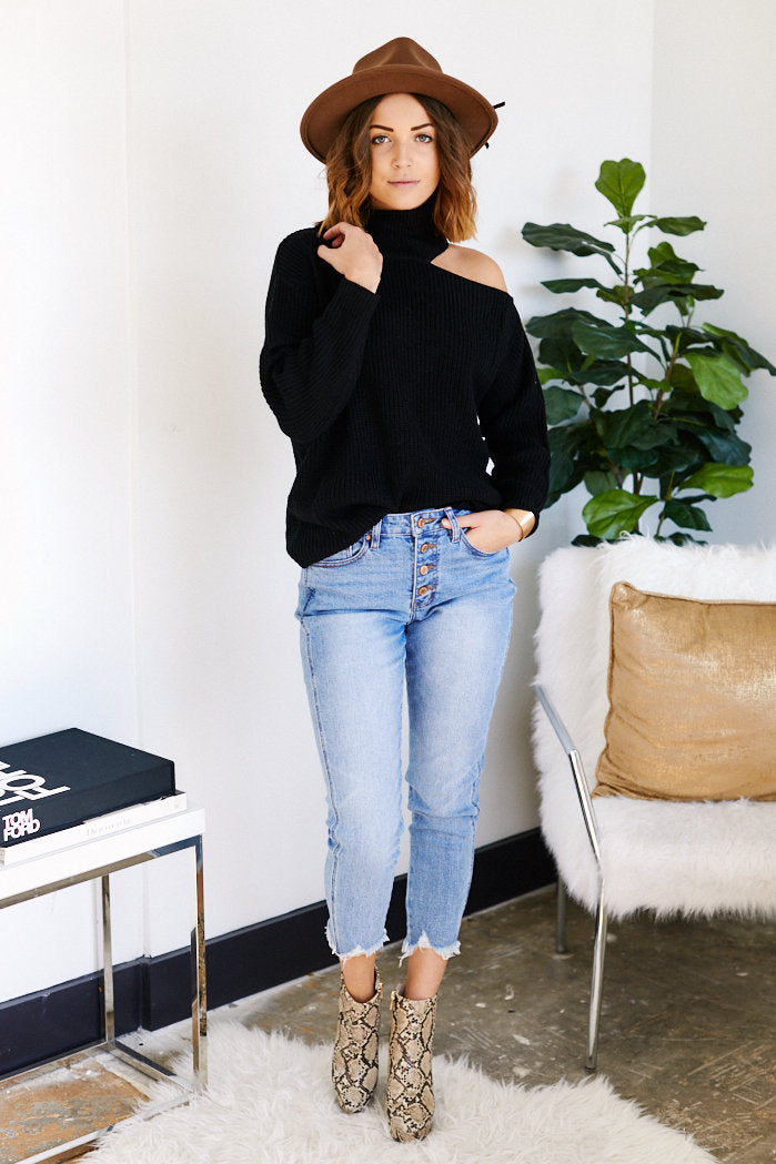 Kennedy Cut-Out Sweater - fab'rik