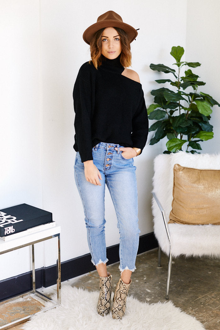 Kennedy Cut-Out Sweater - fab'rik